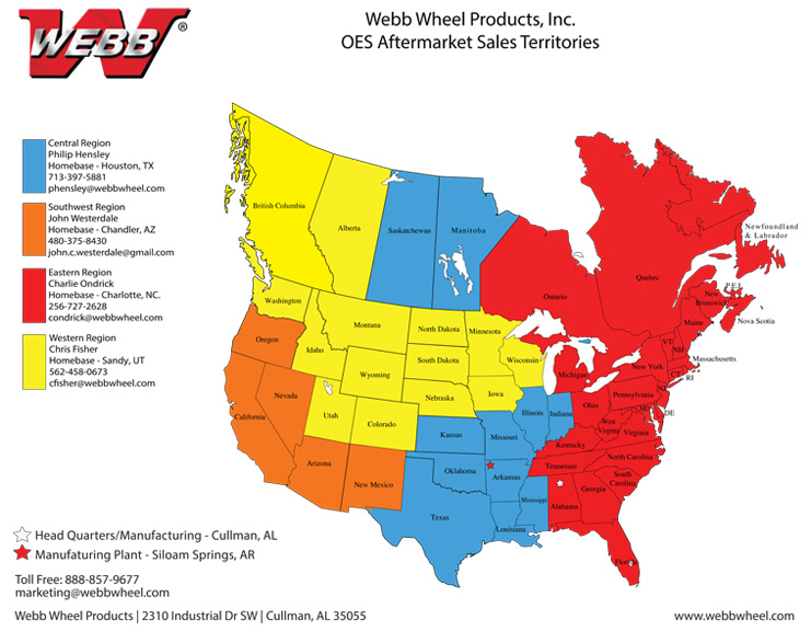 oes aftermarket map